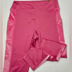 Victorias Secret PINK Varsity High Waist Full Length Winter Leggings w/Velour